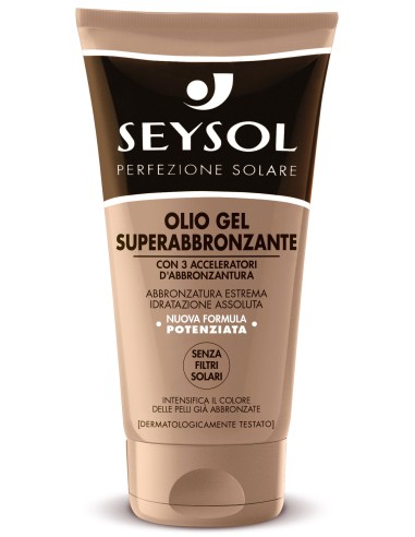 seysol olio gel superabbronzante 150ml - con 3 acceleratori d'abbronzatura: tuttocasashop.it: igiene e cura della persona