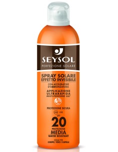 seysol spray solare effetto invisibile 150ml - spf 20 protezione media: tuttocasashop.it: igiene e cura della persona