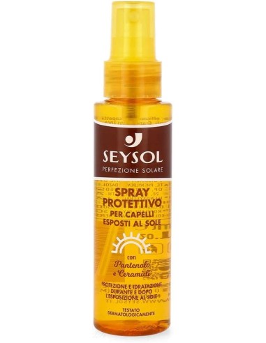 seysol spray protettivo per capelli esposti al sole 100ml - pantenolo jojoba: tuttocasashop.it: igiene e cura della persona