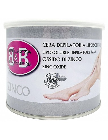 b&b bellezza benessere cera depilatoria liposolubile 400ml - zinco: tuttocasashop.it: igiene e cura della persona