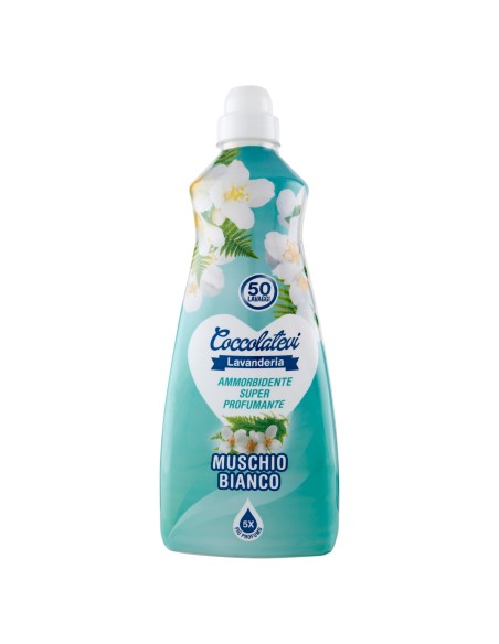 coccolatevi ammorbidente concentrato 50 lavaggi - 1250ml - muschio bianco: tuttocasashop.it: prodotti per bucato e tessuti