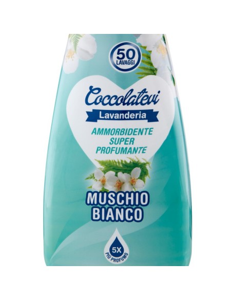 coccolatevi ammorbidente concentrato 50 lavaggi - 1250ml - muschio bianco: tuttocasashop.it: prodotti per bucato e tessuti