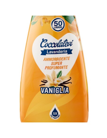 coccolatevi ammorbidente concentrato 50 lavaggi - 1250ml - vaniglia: tuttocasashop.it: prodotti per bucato e tessuti