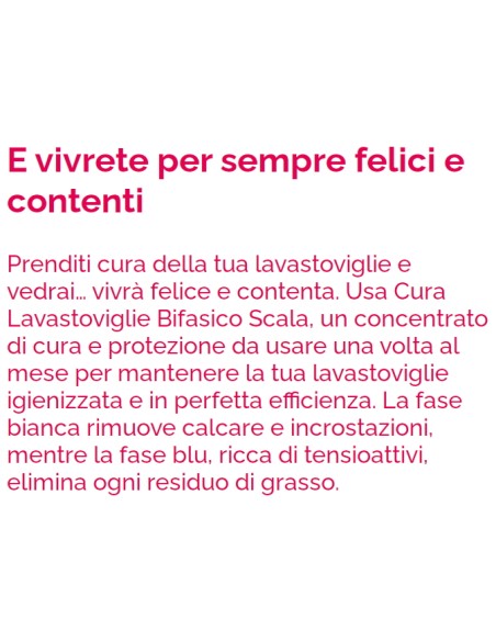 scala curalavastoviglie bifasico - 250ml - igienizzante 6 azioni in 1: tuttocasashop.it: pulizia e cura della casa