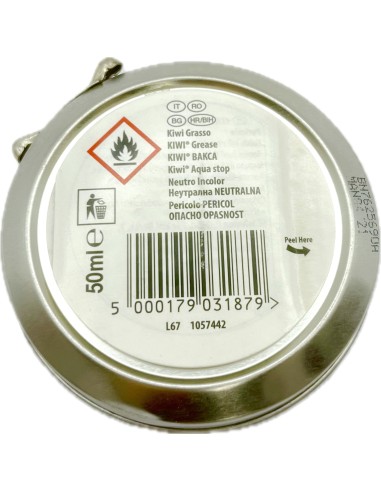kiwi grasso per calzature - vaso da 50ml - ammorbidisce la pelle: tuttocasashop.it: prodotti per bucato e tessuti