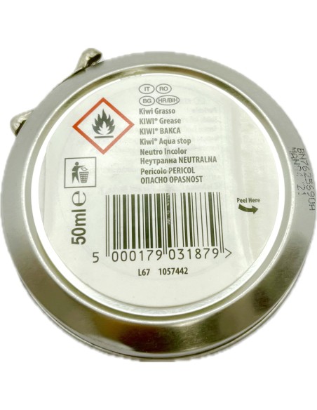 kiwi grasso per calzature - vaso da 50ml - ammorbidisce la pelle: tuttocasashop.it: prodotti per bucato e tessuti