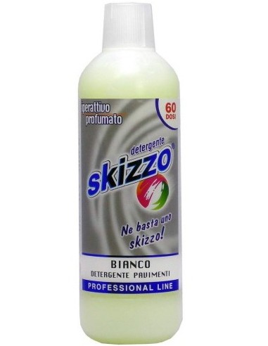 skizzo detergente pavimenti iperattivo profumato 1 litro - 60 dosi - bianco: tuttocasashop.it: pulizia e cura della casa