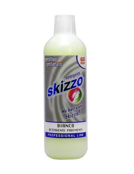 skizzo detergente pavimenti iperattivo profumato 1 litro - 60 dosi - bianco: tuttocasashop.it: pulizia e cura della casa
