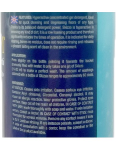 skizzo detergente pavimenti iperattivo profumato 1 litro - 60 dosi - sharem: tuttocasashop.it: pulizia e cura della casa