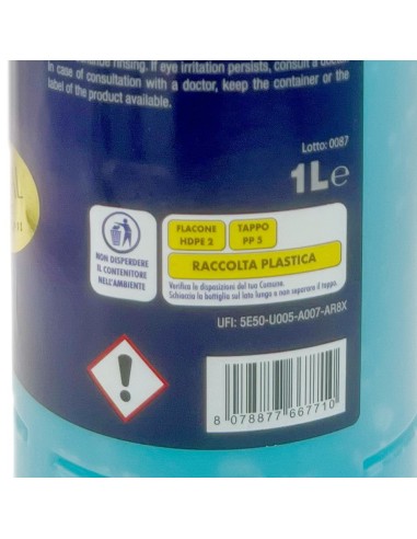 skizzo detergente pavimenti iperattivo profumato 1 litro - 60 dosi - sharem: tuttocasashop.it: pulizia e cura della casa