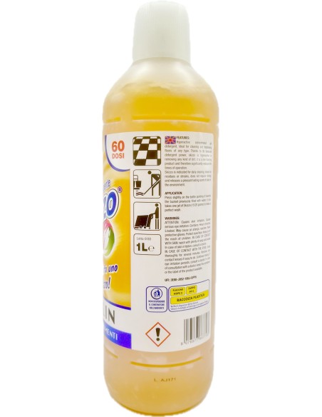 skizzo detergente pavimenti iperattivo profumato 1 litro 60 dosi - vanillin: tuttocasashop.it: pulizia e cura della casa