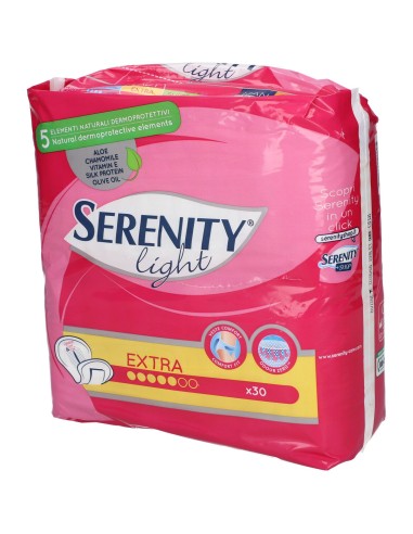 serenity light 30 assorbenti anatomici per piccole perdite di urina: tuttocasashop.it: igiene e cura della persona