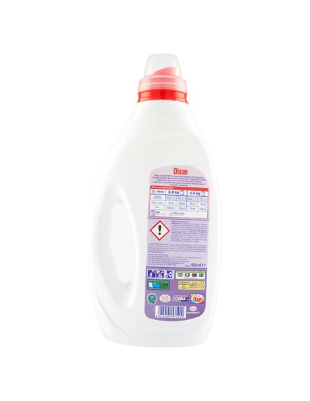 dixan detersivo lavatrice liquido 19 lavaggi - 950ml - lavanda: tuttocasashop.it: prodotti per bucato e tessuti