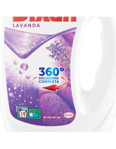 dixan detersivo lavatrice liquido 19 lavaggi - 950ml - lavanda: tuttocasashop.it: prodotti per bucato e tessuti