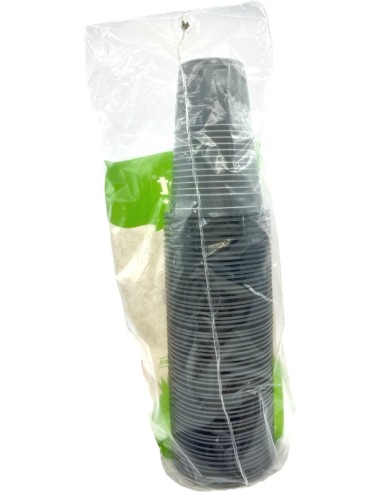 the best 50 bicchieri monouso in plastica - 200cc - argento: tuttocasashop.it: carta & monouso