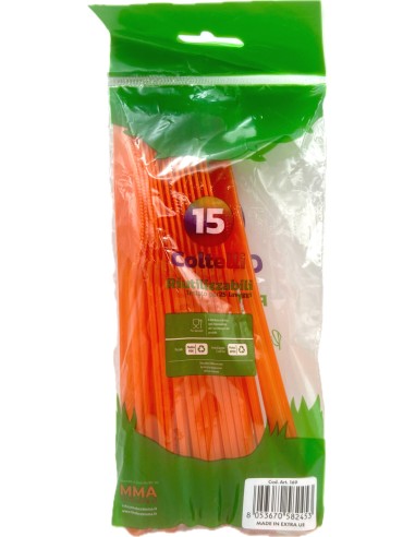 the best 15 coltelli monouso in plastica - 17cm - arancio: tuttocasashop.it: carta & monouso