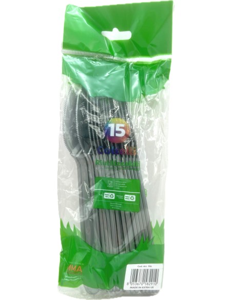 the best 15 coltelli monouso in plastica - 17cm - argento: tuttocasashop.it: carta & monouso