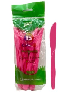 the best 15 coltelli monouso in plastica - 17cm - fucsia: tuttocasashop.it: carta & monouso