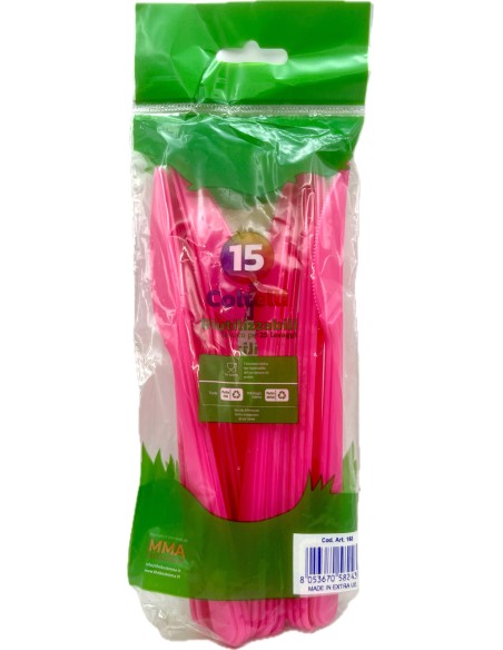 the best 15 coltelli monouso in plastica - 17cm - fucsia: tuttocasashop.it: carta & monouso