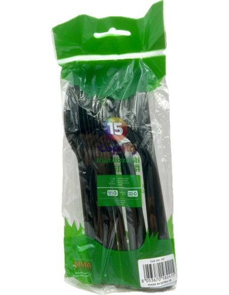 the best 15 coltelli monouso in plastica - 17cm - nero: tuttocasashop.it: carta & monouso