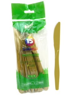 the best 15 coltelli monouso in plastica - 17cm - oro: tuttocasashop.it: carta & monouso