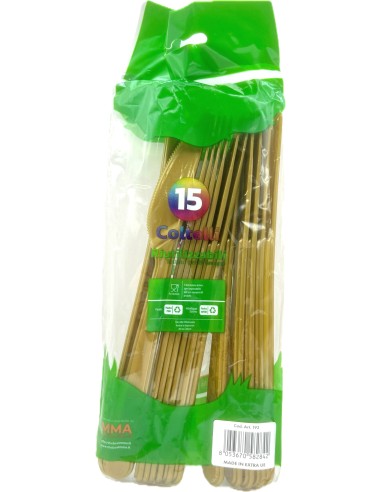 the best 15 coltelli monouso in plastica - 17cm - oro: tuttocasashop.it: carta & monouso