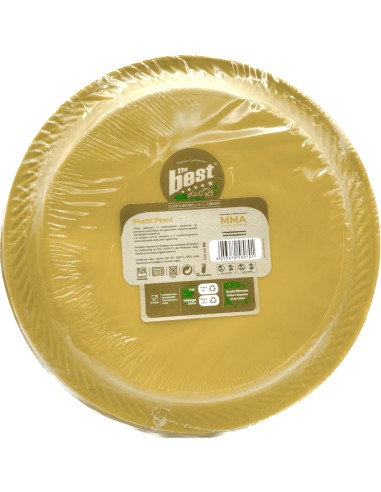 the best 20 piatti plastica riutilizzabili - piani diametro 22cm - oro: tuttocasashop.it: carta & monouso