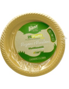 the best 25 piatti plastica riutilizzabili - dessert diametro 17cm - oro: tuttocasashop.it: carta & monouso