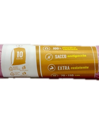 the best 10 sacchi con maniglie 70x110cm raccolta differenziata - rosa: tuttocasashop.it: pulizia e cura della casa