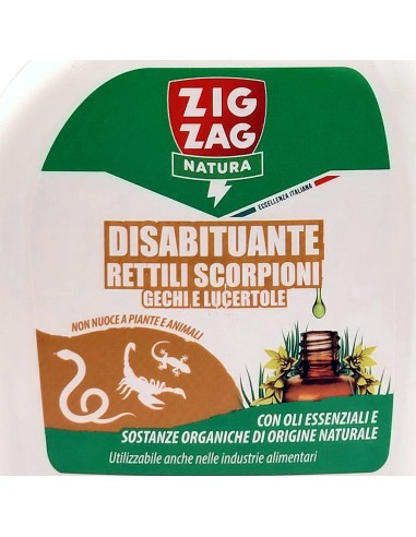 zig zag disabituante per rettili scorpioni gechi e lucertole - spray 750ml: tuttocasashop.it: pulizia e cura della casa