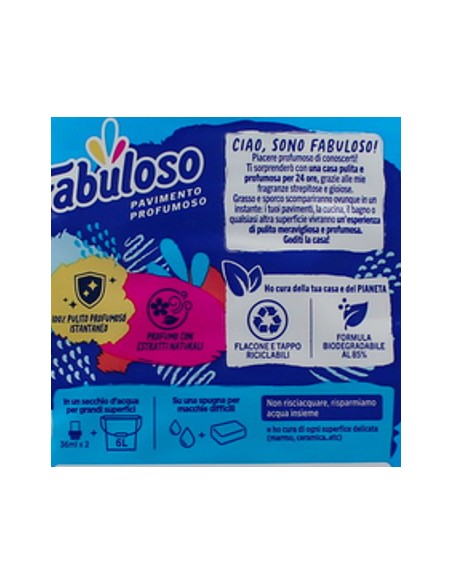 fabuloso detergente per pavimenti - 1250ml - fresco mattino: tuttocasashop.it: pulizia e cura della casa