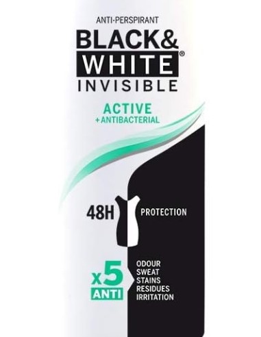 nivea deodorante spray formato maxi 200ml - black & white invisible - active: tuttocasashop.it: igiene e cura della persona