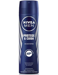 nivea deodorante spray formato maxi 200ml - for men - protect & care: tuttocasashop.it: igiene e cura della persona