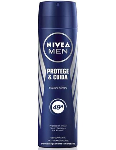 nivea deodorante spray formato maxi 200ml - for men - protect & care: tuttocasashop.it: igiene e cura della persona