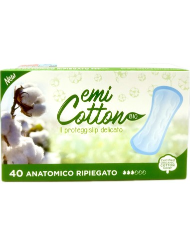 emi cotton 40 proteggislip in cotone - formato salva slip - ripiegati: tuttocasashop.it: igiene e cura della persona