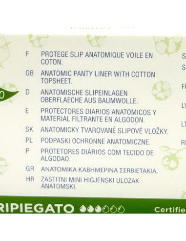 emi cotton 40 proteggislip in cotone - formato salva slip - ripiegati: tuttocasashop.it: igiene e cura della persona