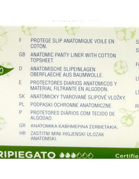 emi cotton 40 proteggislip in cotone - formato salva slip - ripiegati: tuttocasashop.it: igiene e cura della persona
