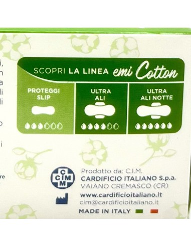 emi cotton 40 proteggislip in cotone - formato salva slip - ripiegati: tuttocasashop.it: igiene e cura della persona