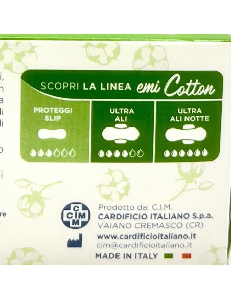 emi cotton 40 proteggislip in cotone - formato salva slip - ripiegati: tuttocasashop.it: igiene e cura della persona