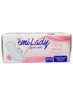 emi lady assorbenti lieve o leggera incontinenza - 28 pezzi - ultra mini: tuttocasashop.it: igiene e cura della persona