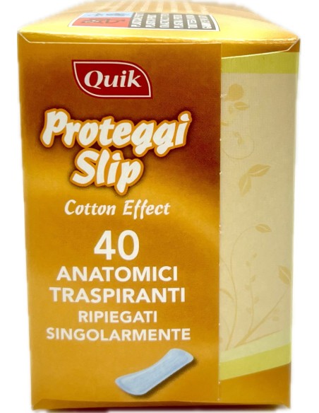 quik 40 assorbenti proteggislip anatomici - ripiegati: tuttocasashop.it: igiene e cura della persona