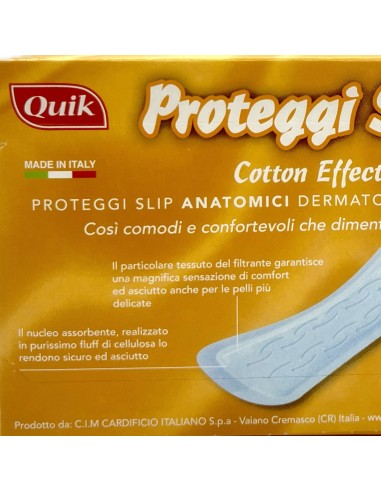 quik 40 assorbenti proteggislip anatomici - ripiegati: tuttocasashop.it: igiene e cura della persona
