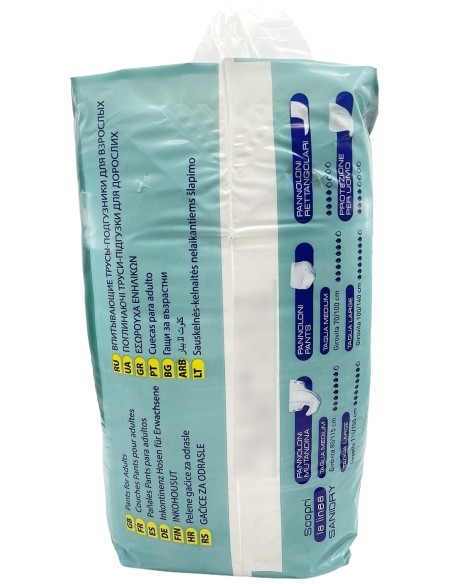 sanidry pannoloni mutandina per incontinenti - 9 pezzi - taglia m medium: tuttocasashop.it: igiene e cura della persona