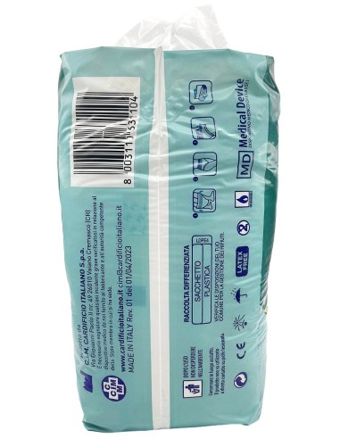 sanidry pannoloni mutandina per incontinenti - 9 pezzi - taglia m medium: tuttocasashop.it: igiene e cura della persona