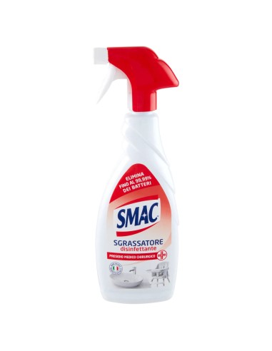 smac detergente spray con erogatore - 650ml - sgrassatore disinfettante: tuttocasashop.it: pulizia e cura della casa