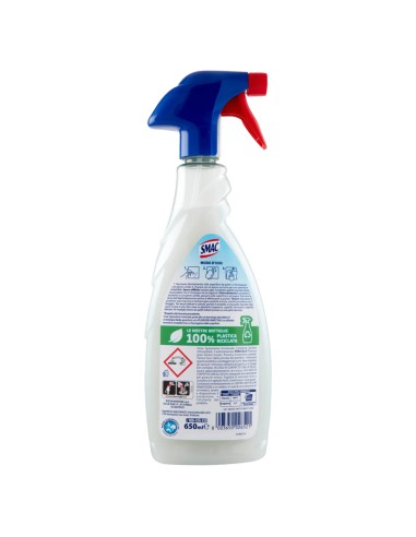 smac detergente spray con erogatore - 750ml - sgrassatore universale: tuttocasashop.it: pulizia e cura della casa