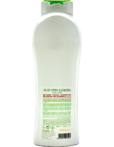 tulipan negro bagnoschiuma - 650ml - aloe vera & jojoba: tuttocasashop.it: igiene e cura della persona