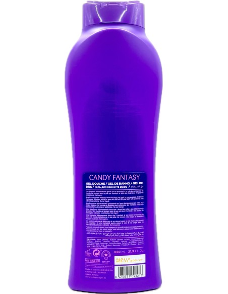 tulipan negro bagnoschiuma - 650ml - candy fantasy - dolce idratazione: tuttocasashop.it: igiene e cura della persona