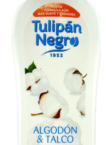 tulipan negro bagnoschiuma 650ml - cotone e talco - idratazione e morbidezza: tuttocasashop.it: igiene e cura della persona