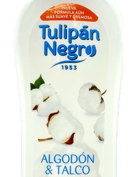 tulipan negro bagnoschiuma 650ml - cotone e talco - idratazione e morbidezza: tuttocasashop.it: igiene e cura della persona